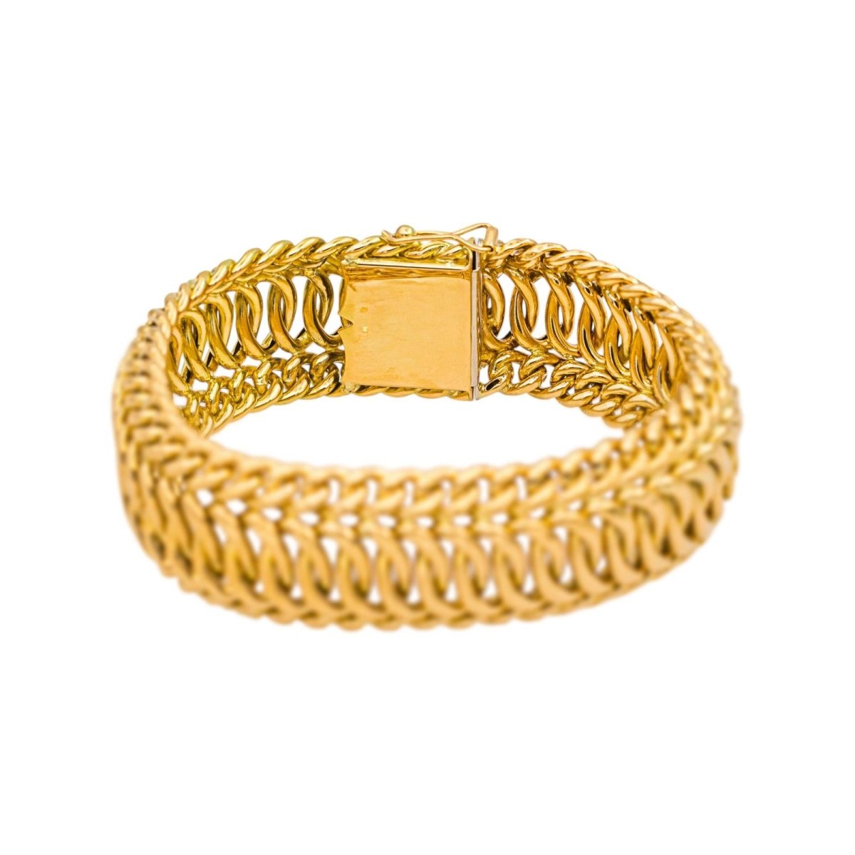 Bracelet Maille anglaise Or jaune - Castafiore