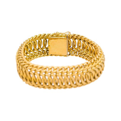 Bracelet Maille anglaise Or jaune - Castafiore