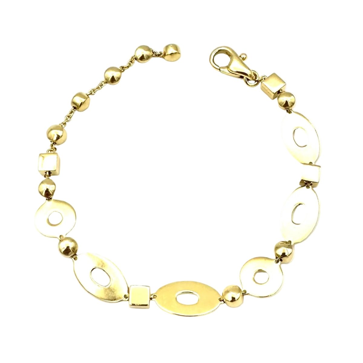 Bracelet Maille BULGARI "Lucea" en or jaune - Castafiore