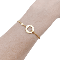 Bracelet Maille CARTIER "Love" en or rose et diamants - Castafiore