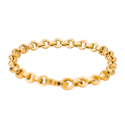 Bracelet Maille jaseron CHOPARD en or jaune
