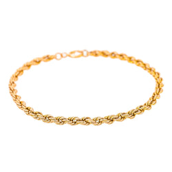 Bracelet Maille Corde Or rose - Castafiore