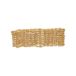 Bracelet maille drapée Or rose - Castafiore