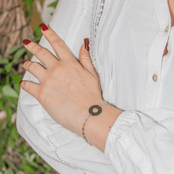 Bracelet Maille en or blanc - Castafiore