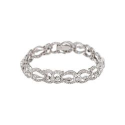 Bracelet Maille en or blanc et diamants - Castafiore