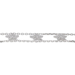 Bracelet Maille en or blanc et diamants - Castafiore