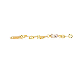 Bracelet Maille en or blanc et or jaune - Castafiore