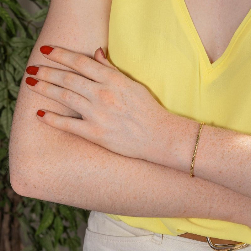 Bracelet Maille en or jaune - Castafiore