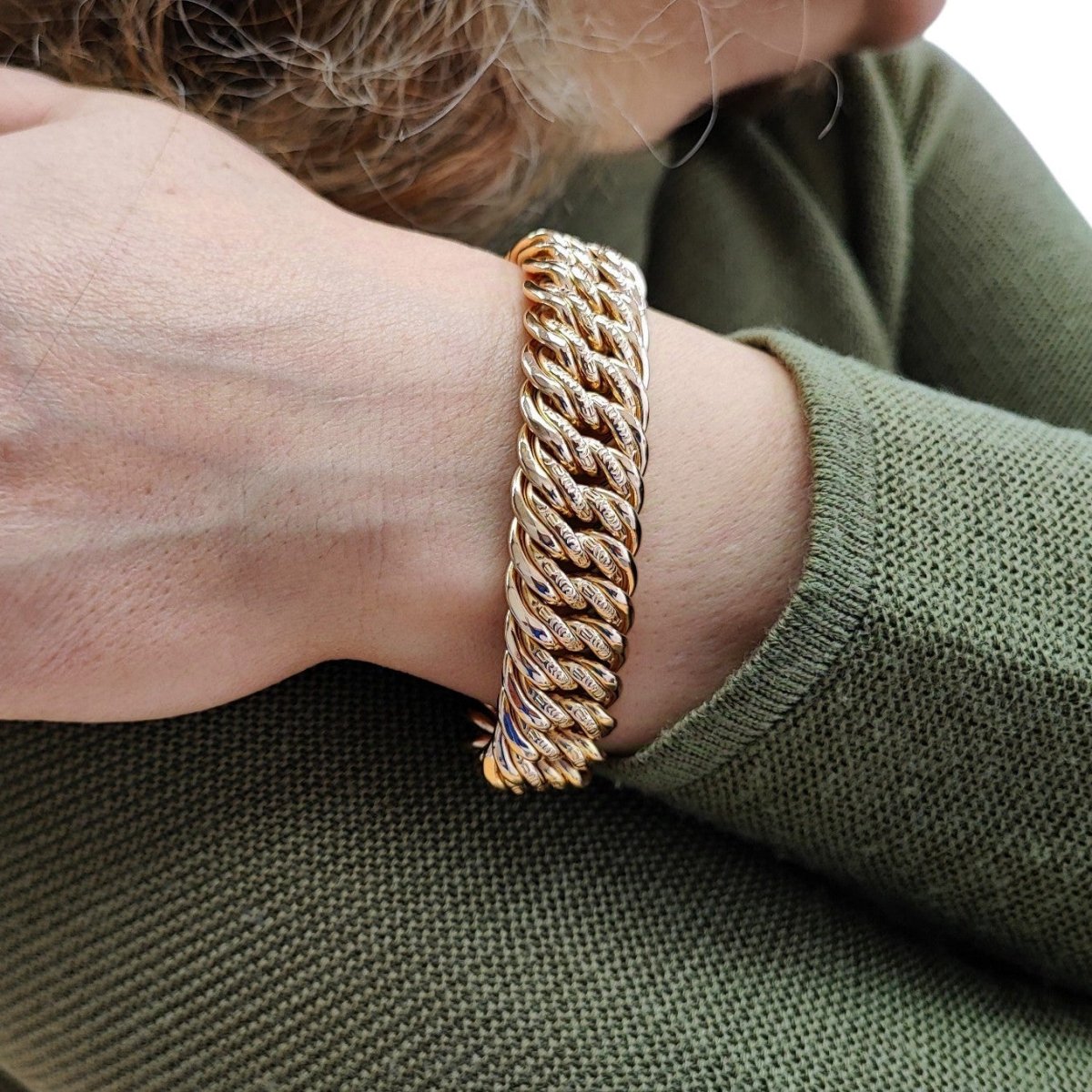 Bracelet Maille en or jaune - Castafiore