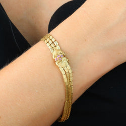 Bracelet Maille en or jaune - Castafiore
