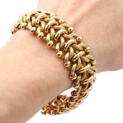 Bracelet Maille en or jaune