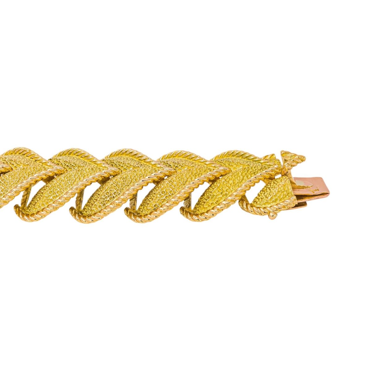 Bracelet Maille en or jaune et or rose - Castafiore