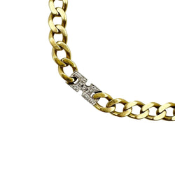 Bracelet Maille en or jaune, or blanc et diamants - Castafiore