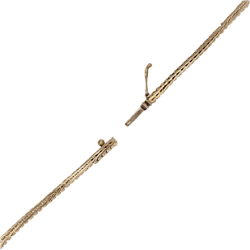 Bracelet Maille en or jaune, or blanc et or rose - Castafiore