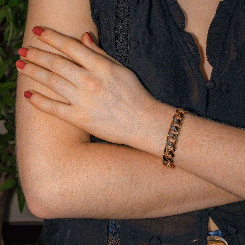 Bracelet Maille en or rose - Castafiore
