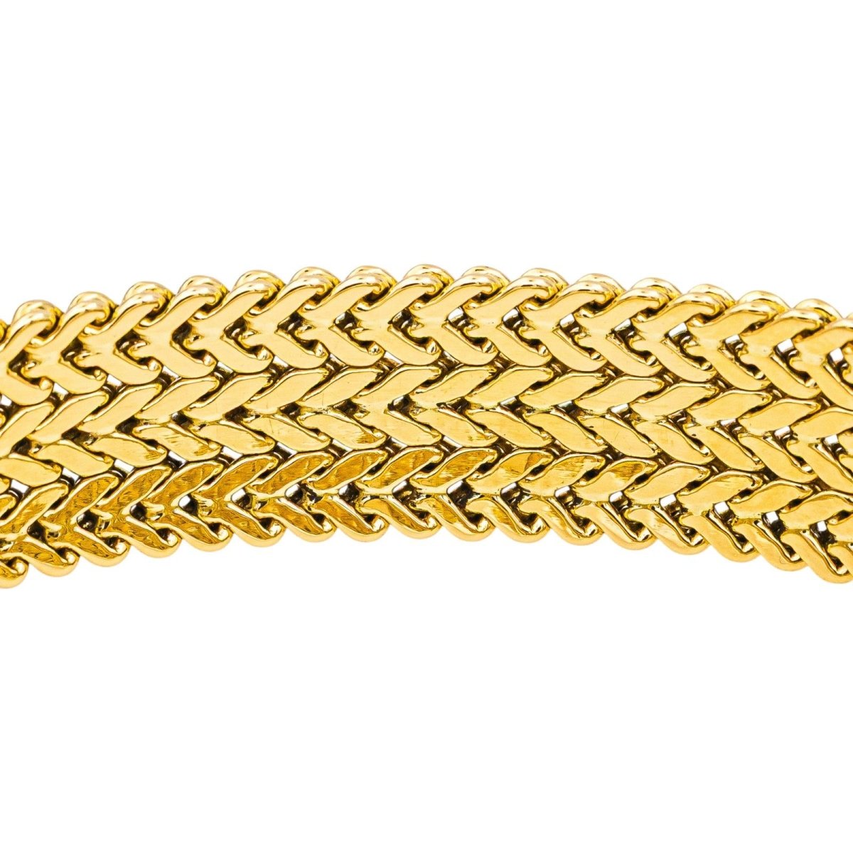 Bracelet Maille épi Or jaune - Castafiore