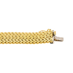 Bracelet Maille épi Or jaune - Castafiore