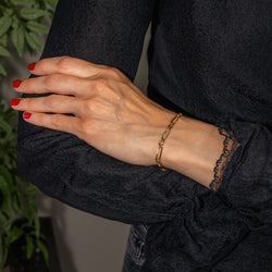 Bracelet Maille figaro Or jaune - Castafiore