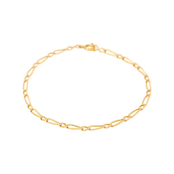 Bracelet Maille figaro Or jaune - Castafiore