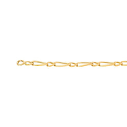 Bracelet Maille figaro Or jaune - Castafiore