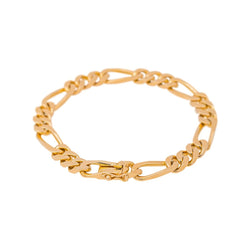 Bracelet Maille figaro Or rose - Castafiore