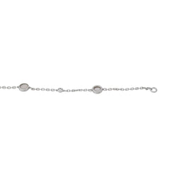 Bracelet Maille forçat Or blanc Nacre - Castafiore