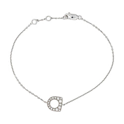 Bracelet Maille FRED "Success" en or blanc et diamants - Castafiore