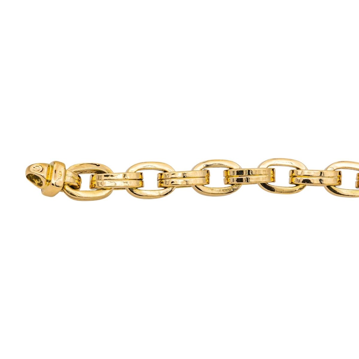 Bracelet Maille GAY FRÈRES en or jaune et diamant - Castafiore