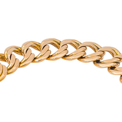 Bracelet Maille gourmette double Or rose - Castafiore