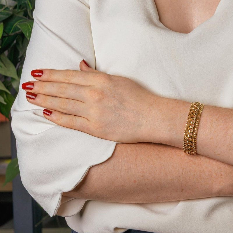 Bracelet Maille gourmette Or jaune - Castafiore