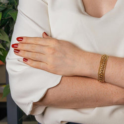 Bracelet Maille gourmette Or jaune - Castafiore