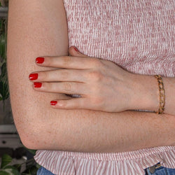 Bracelet Maille gourmette Or rose - Castafiore