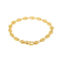 Bracelet Maille grain de café Or jaune - Castafiore