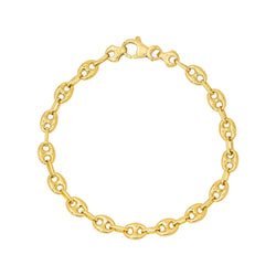 Bracelet Maille grain de café Or jaune - Castafiore