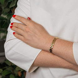 Bracelet Maille Grain de riz Or jaune - Castafiore