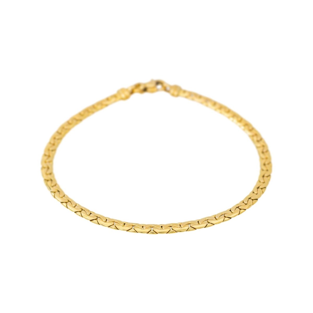 Bracelet Maille haricot Or jaune - Castafiore