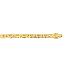 Bracelet Maille haricot Or jaune - Castafiore