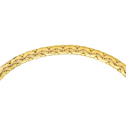 Bracelet Maille haricot Or jaune - Castafiore