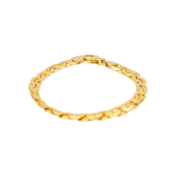 Bracelet Maille haricot Or jaune - Castafiore