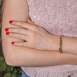 Bracelet Maille haricot Or jaune - Castafiore