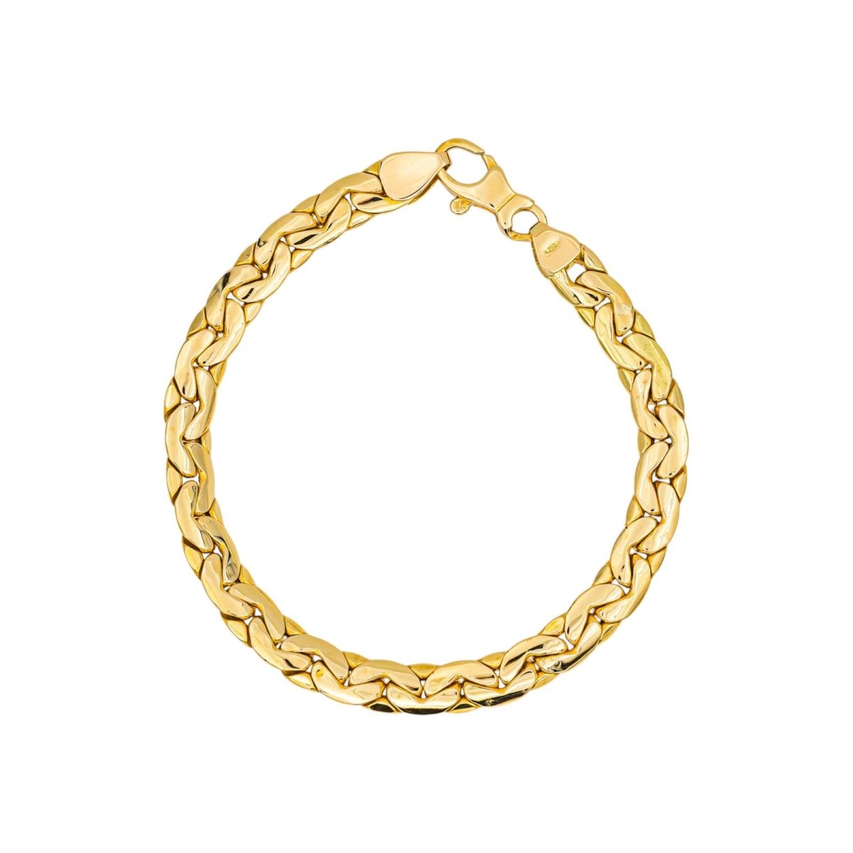 Bracelet Maille haricot Or jaune - Castafiore