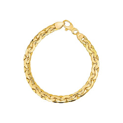 Bracelet Maille haricot Or jaune - Castafiore