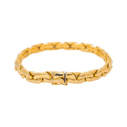 Bracelet Maille haricot Or jaune - Castafiore