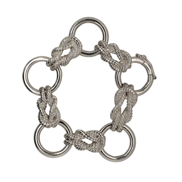 Bracelet Maille HERMÈS "Audierne" en argent - Castafiore