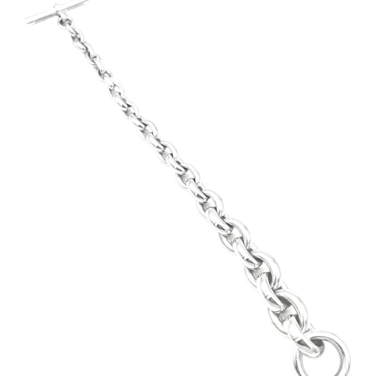 Bracelet Maille HERMÈS "Crescendo" en argent - Castafiore