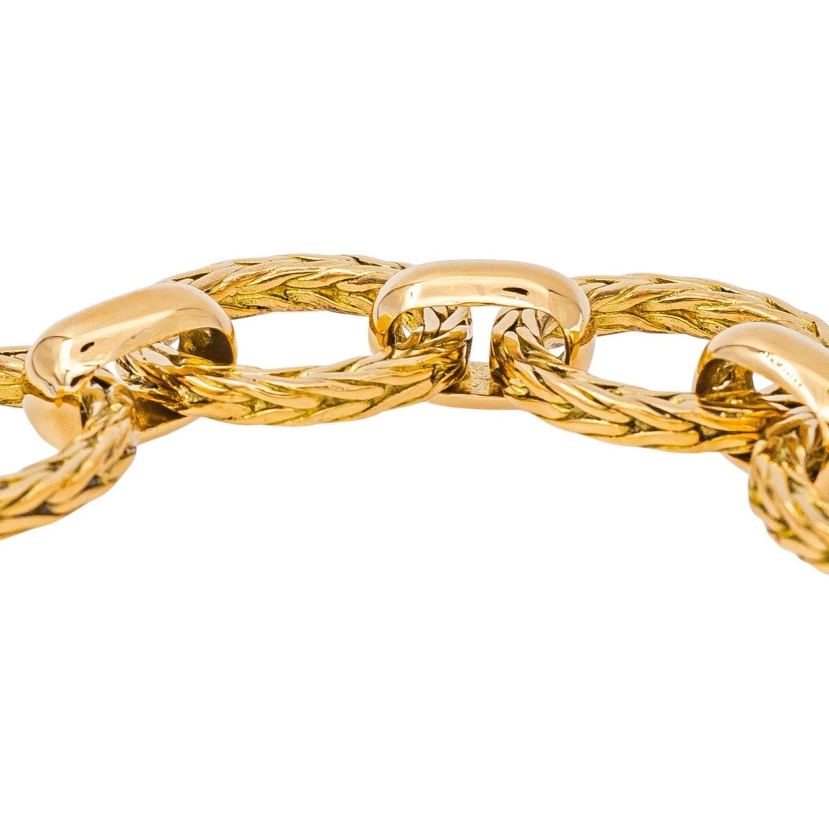 Bracelet Maille jaseron Or jaune - Castafiore