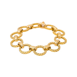 Bracelet Maille jaseron Or jaune - Castafiore