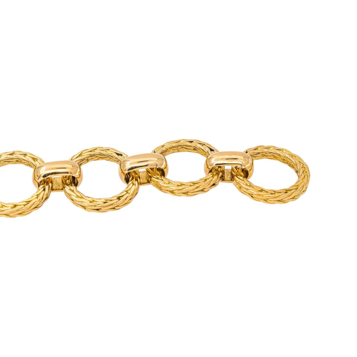 Bracelet Maille jaseron Or jaune - Castafiore
