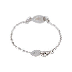 Bracelet Maille O.J. PERRIN "Coeur Légendes" en or blanc - Castafiore