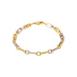 Bracelet Maille souple ajouré Or jaune Diamant - Castafiore